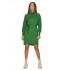 Φόρεμα με χαλαρό γιακά από κασμίρ- Πράσινο 10262