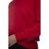 Μπλούζα  λαιμόκοψη με casmire - Κόκκινο 6100